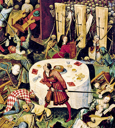 El triunfo de la muerte. Detalle del óleo de Peter Brueghel