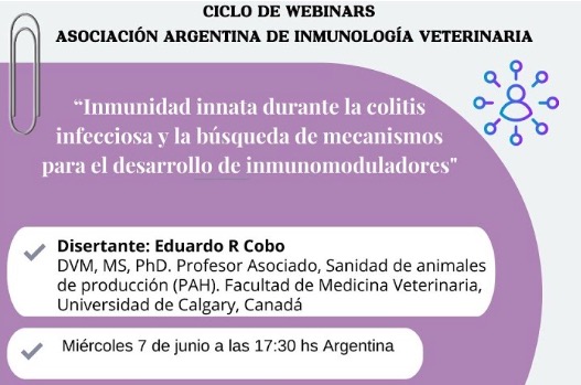 Nuevo WEBINAR de la Asociación Argentina de Inmunología Veterinaria
