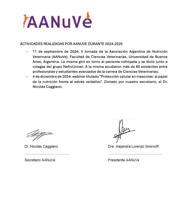 Previo AANUVE memo